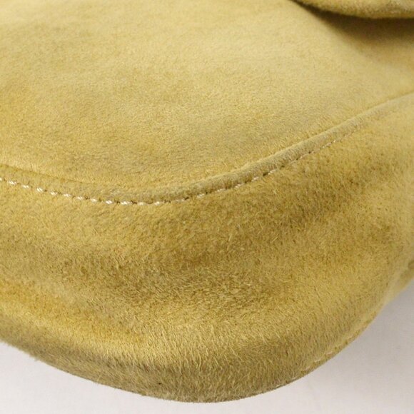 Fendi Beige Suede Baguette Handbag 2375/26424/009 NQ00730 - Picture 4 of 8